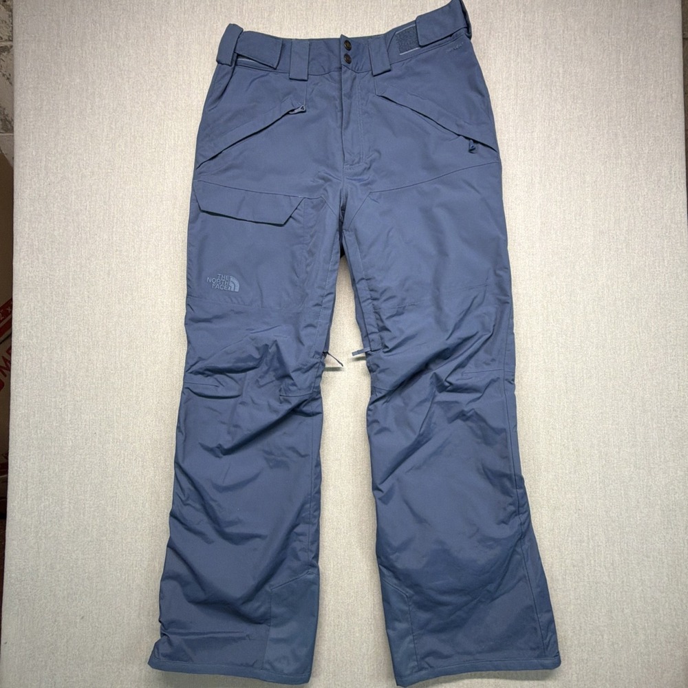 The North Face DryVent Snow Pants Mens Medium Blue Waterproof Ski 32x32